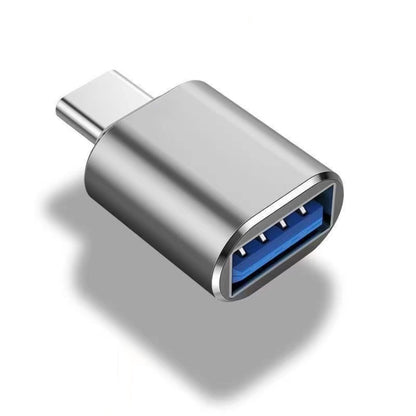 10 PCS USB 3.0 Female to USB-C / Type-C Male OTG Adapter(Grey) -  by buy2fix | Online Shopping UK | buy2fix