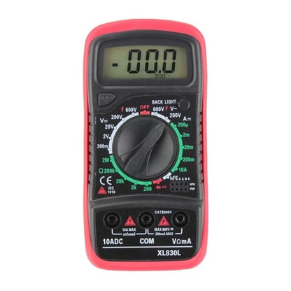 ANENG XL830L Multi-Function Digital Display High-Precision Digital Multimeter, Specification: Bubble Bag Packing(Red) - Consumer Electronics by ANENG | Online Shopping UK | buy2fix