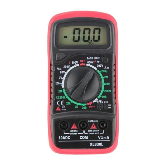 ANENG XL830L Multi-Function Digital Display High-Precision Digital Multimeter, Specification: Bubble Bag Packing(Red) by ANENG
