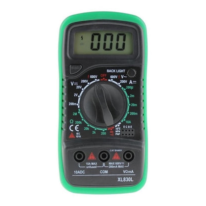 ANENG XL830L Multi-Function Digital Display High-Precision Digital Multimeter, Specification: Bubble Bag Packing(Green) - Consumer Electronics by ANENG | Online Shopping UK | buy2fix