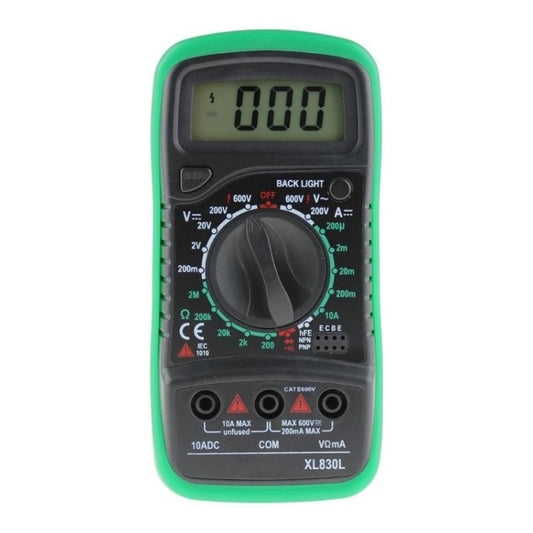 ANENG XL830L Multi-Function Digital Display High-Precision Digital Multimeter, Specification: Standard+10A Extra Tip Pen(Green) by ANENG