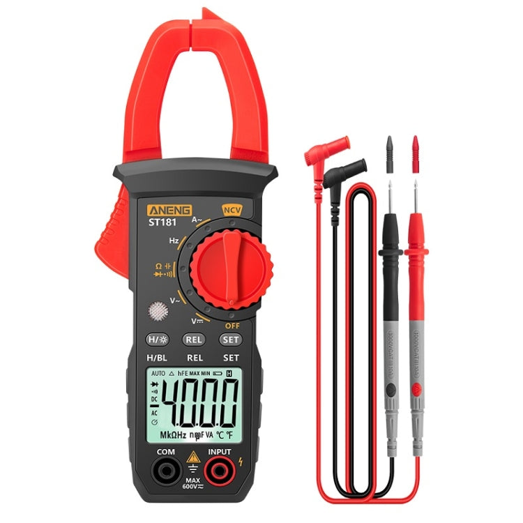 ANENG Intelligent Digital Backlit Clamp-On High-Precision Multimeter, Specification: ST181 - Consumer Electronics by ANENG | Online Shopping UK | buy2fix