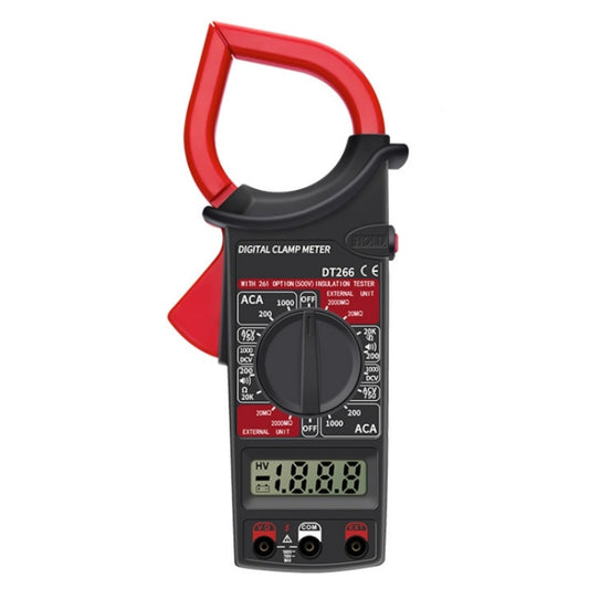 ANENG DT266 Automatic High-Precision Clamp Multimeter with Buzzer(Red) by ANENG