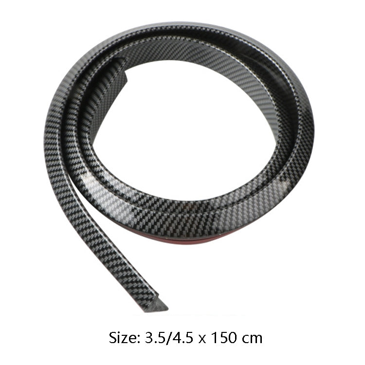 Car Universal Tail Paste Top Wing, Specification: 3.5cm Matte Black by buy2fix