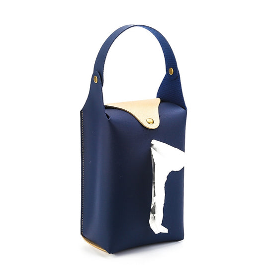 004 Suspended Car Hand Paper Towel Bag(Royal Blue) - In Car by buy2fix | Online Shopping UK | buy2fix