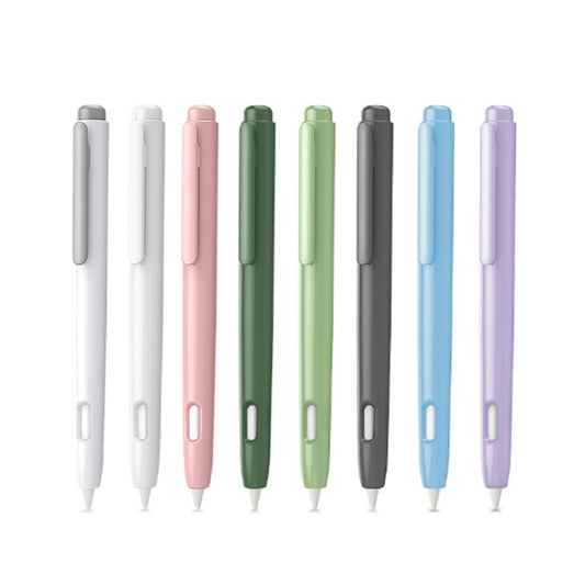 Double-Click Automatic Retractable Stylus Pen Case For Apple Pencil 2( Pearl White) by buy2fix