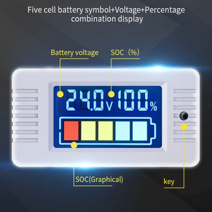 PEACEFAIR  0~100V Digital Battery Power Tester - Consumer Electronics by buy2fix | Online Shopping UK | buy2fix