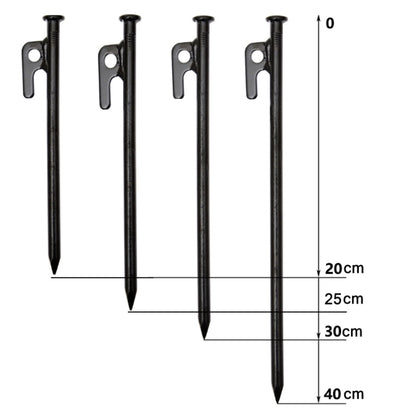 6 PCS 30cm Outdoor Camping Windproof Fixed Canopy Ground Nails - Tents & Accessories by buy2fix | Online Shopping UK | buy2fix