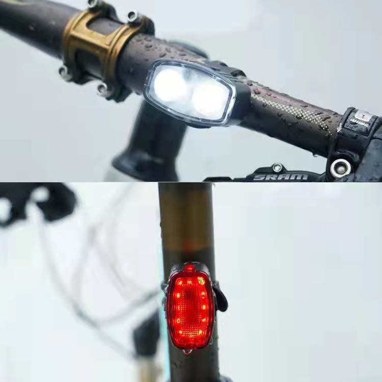 BG-3106 Bicycle Lamp USB Charging Mountain Bike Night Rider Light(White) - Headlights by buy2fix | Online Shopping UK | buy2fix