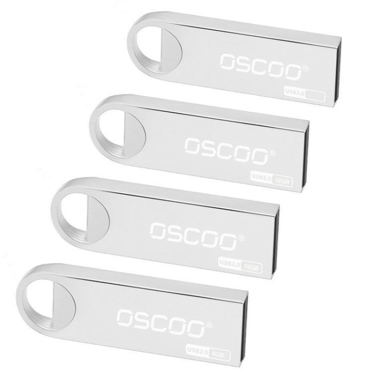 OSCOO 002U-2 USB 2.0 Metal Mini U Disk, Capacity: 8GB - USB Flash Drives by OSCOO | Online Shopping UK | buy2fix