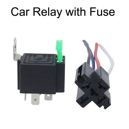 5 Sets JD2912 4 Pin Car Relay With Fuse, Rated voltage: 24V - In Car by buy2fix | Online Shopping UK | buy2fix