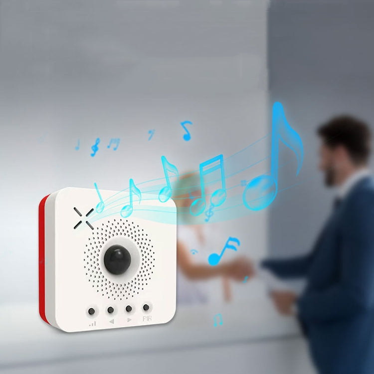 Wireless Human Body Sensing Doorbell Help Call Alarm + Wireless Button Kit - Security by buy2fix | Online Shopping UK | buy2fix