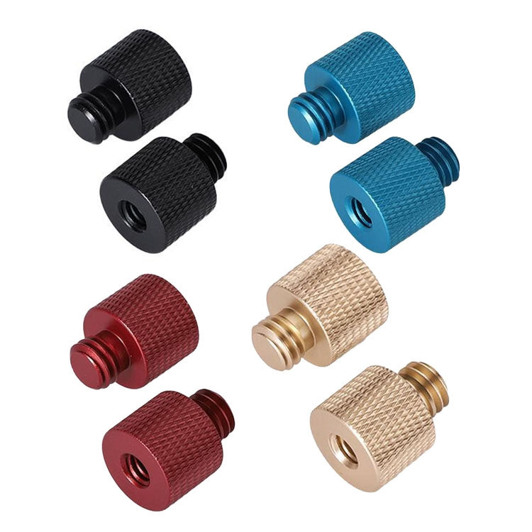 10 PCS Screw Adapter 1/4 Female to 3/8 Male Screw (Red) - Camera Accessories by buy2fix | Online Shopping UK | buy2fix