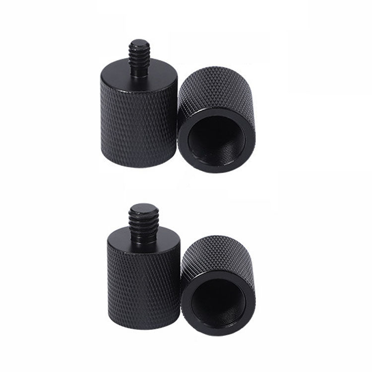 2 PCS Microphone Adapter Screw F10 5/8-27  Female to 3/8 Male Screw - Camera Accessories by buy2fix | Online Shopping UK | buy2fix