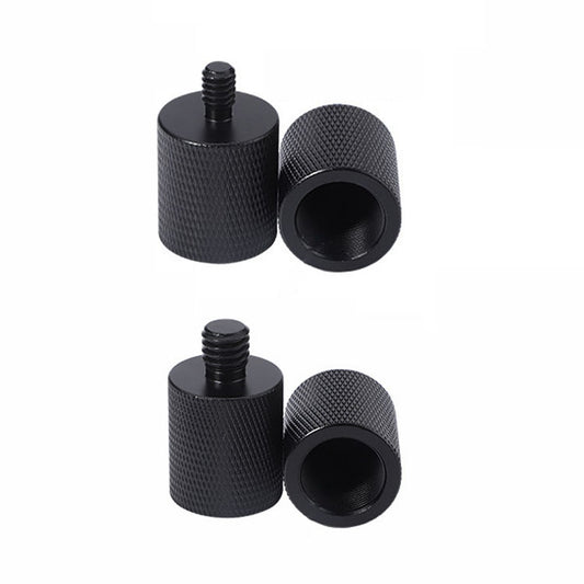 2 PCS Microphone Adapter Screw F10 5/8-27 Female to 3/8 Male Screw by buy2fix