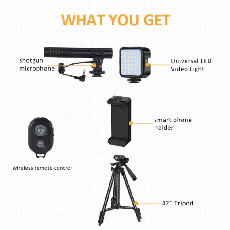 KIT-05LM Live Broadcast Video Shooting LED Light Tripod Kit - Camera Accessories by buy2fix | Online Shopping UK | buy2fix