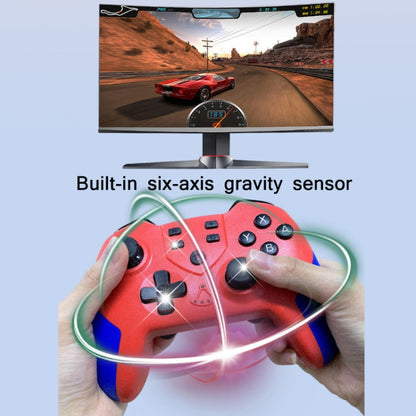 T23 Macro Programming Six-Axis Wireless Bluetooth Handle With NFC For Switch Pro(Mary Red) - Gamepads by buy2fix | Online Shopping UK | buy2fix
