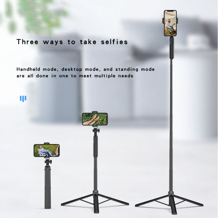 CYKE Folding Telescopic Mobile Phone Broadcast Stand Tripod, Specification: A61-1.6m (Cloud Station) - Consumer Electronics by CYKE | Online Shopping UK | buy2fix