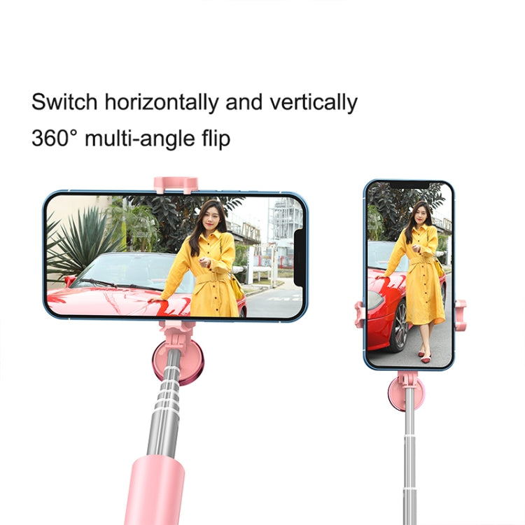 CYKE N-MY Integrated Tripod Bluetooth Live Selfie Stick(Pink) - Selfie Sticks by CYKE | Online Shopping UK | buy2fix