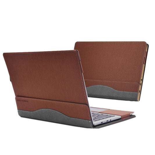 Laptop PU Leather Protective Case For Lenovo Yoga 720-15(Business Brown) by buy2fix