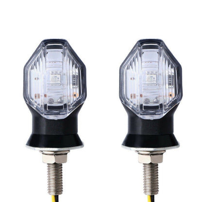2pcs Motorcycle Steering Lamp Small Shark LED Highlight(MK-100) by buy2fix