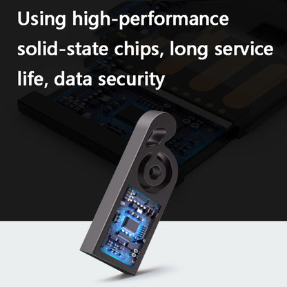 Zsyyh2 USB 2.0 High Speed Music Note USB Flash Drives, Capacity: 64GB(Black) - USB Flash Drives by buy2fix | Online Shopping UK | buy2fix