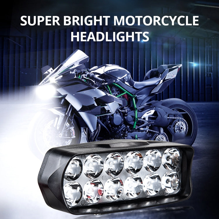2 PCS MK-265 Motorcycle Character Shooting Light Auxiliary Day Running Light, Style: 8 LEDs by buy2fix