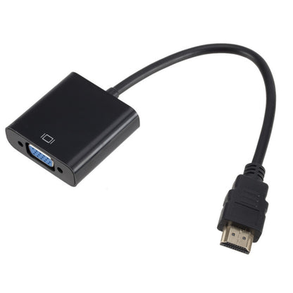 ZHQ007 HD 1080P HDMI to VGA Converter(Black) - Converter by buy2fix | Online Shopping UK | buy2fix
