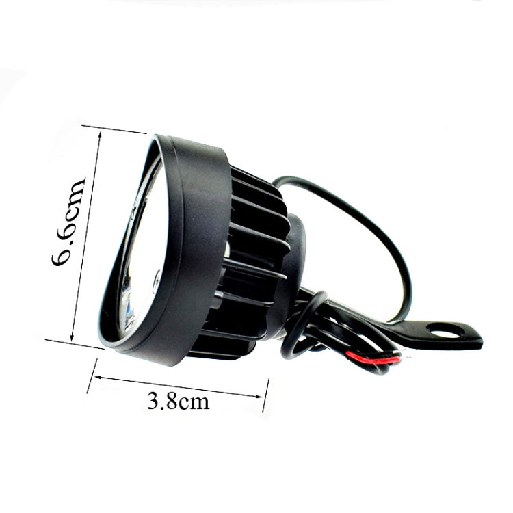 2 PCS MK-262 6 LEDs Motorcycle Fog Lamp Shooting Light by buy2fix