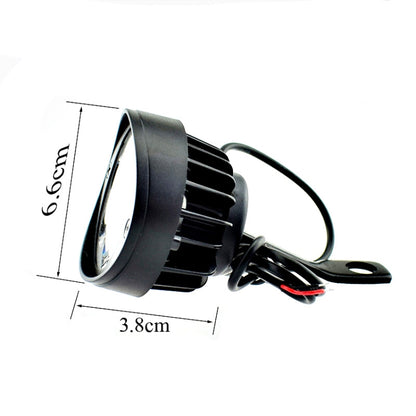 2 PCS MK-262 6 LEDs Motorcycle Fog Lamp Shooting Light by buy2fix