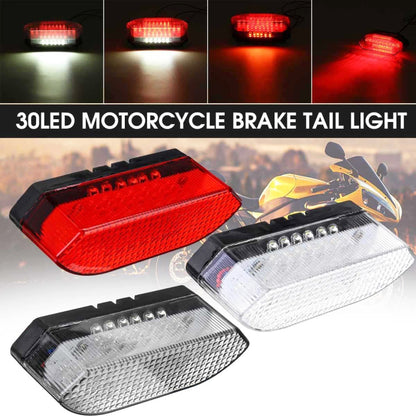 MK-285 Motorcycle LED Taillight Plate Light(Without Stand Red Cover) by buy2fix