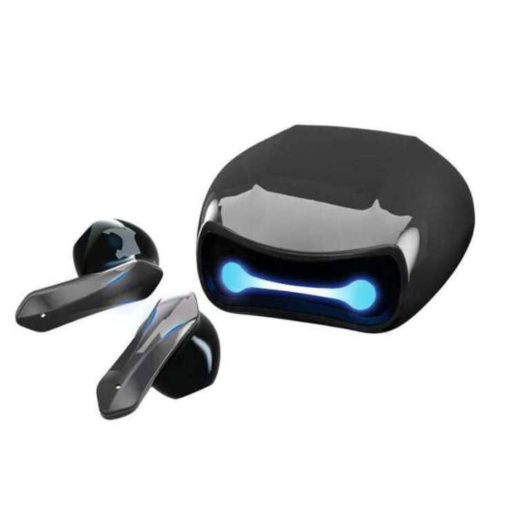 TWS Bluetooth 5.2 In-Ear Gaming Earphone With Breathing Light(Black) - TWS Earphone by buy2fix | Online Shopping UK | buy2fix