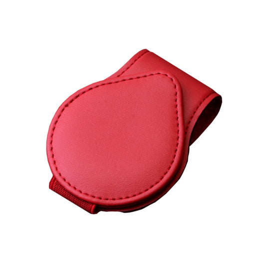 2 PCS Car Sun Visor Glasses Clip Ticket Storage Clip(Red) - In Car by buy2fix | Online Shopping UK | buy2fix