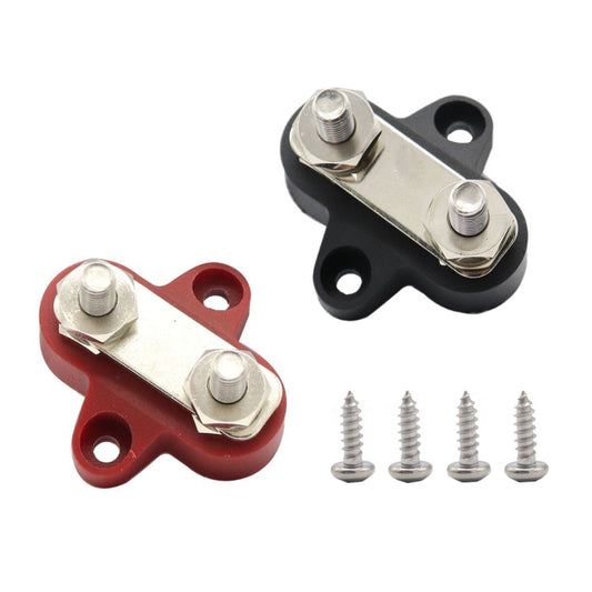 Double Terminal Block Spiral Fixed Wire Connector, Color: M6 Red by buy2fix