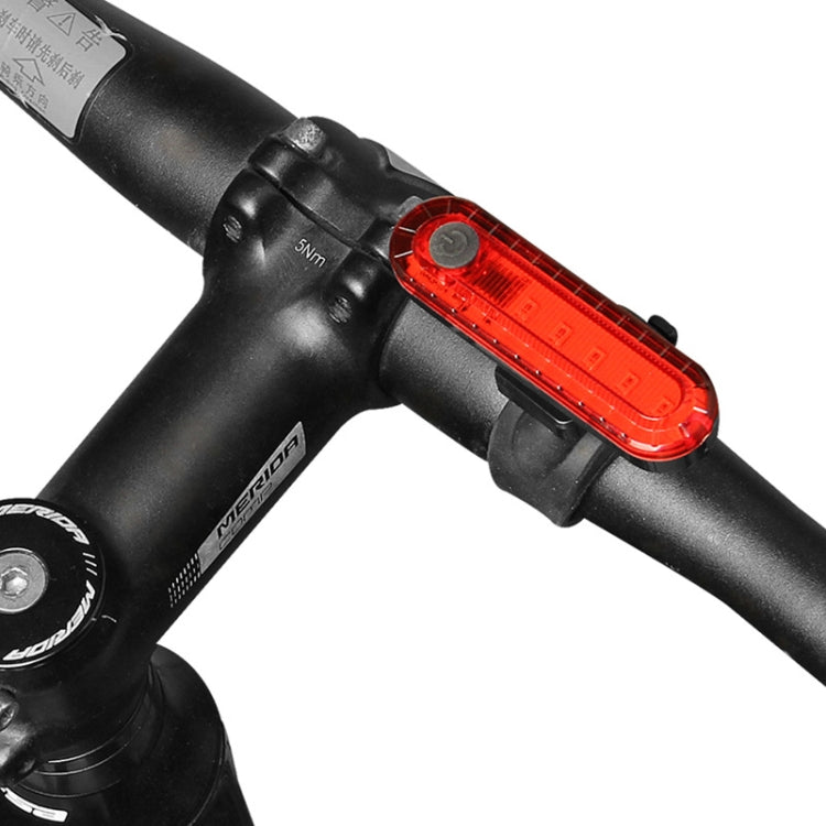2 PCS Bicycle Charging Waterproof Warning Light(Red) - Taillights by buy2fix | Online Shopping UK | buy2fix