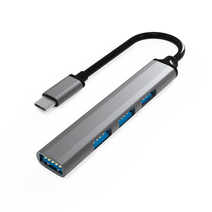 U5 Type-C Extender USB3.0 Splitter Multi-Port Expansion Dock, Number of interfaces: 4 in 1 (Type-C) - Computer & Networking by buy2fix | Online Shopping UK | buy2fix