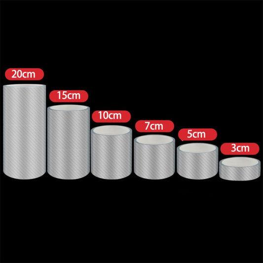 3cm x 3m Car Carbon Fiber Bumper Anti-Collision Strip by buy2fix