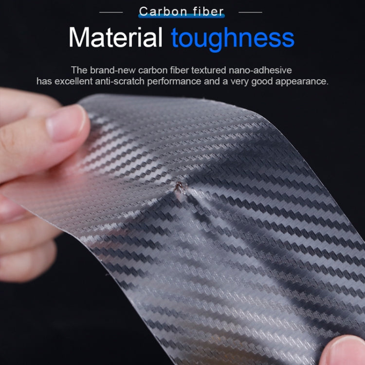7cm x 5m Car Carbon Fiber Bumper Anti-Collision Strip by buy2fix