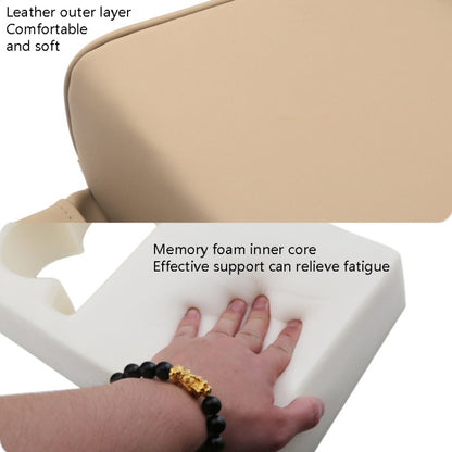 Car Armrest Box Increased Support With Rear Seat Water Cup Holder(Beige) - In Car by buy2fix | Online Shopping UK | buy2fix