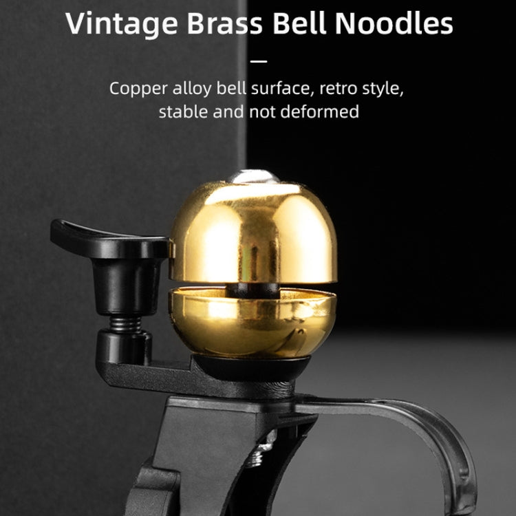 3 PCS BG-201501 Bicycle Retro Mini Ball Bell(Gold) - Bicycle Bells by buy2fix | Online Shopping UK | buy2fix