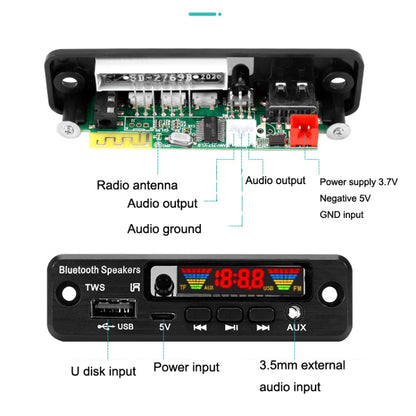 2 PCS TWS Wireless Bluetooth MP3 Decoder Board - In Car by buy2fix | Online Shopping UK | buy2fix