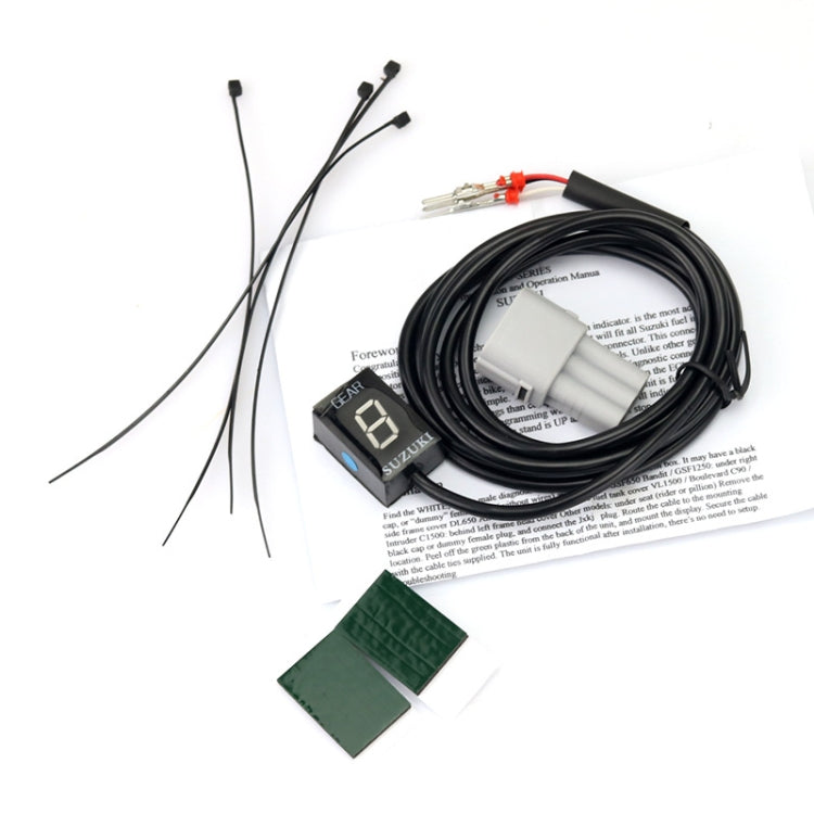 Motorcycle Instrument Gear Display For Suzuki(Green Light) by buy2fix