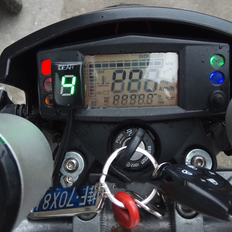 Motorcycle Instrument Gear Display For Suzuki(Green Light) by buy2fix