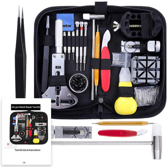 151 In 1 Watch Repair Tool Bag - Watch Repair Tools by buy2fix | Online Shopping UK | buy2fix