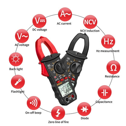 ANENG ST180 Digital Display Clamp AC & DC Intelligent Voltage Multimeter(Red) - Consumer Electronics by ANENG | Online Shopping UK | buy2fix