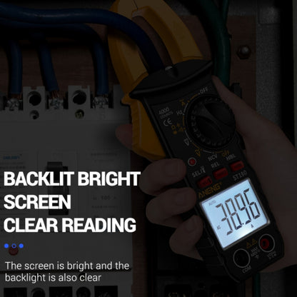 ANENG ST180 Digital Display Clamp AC & DC Intelligent Voltage Multimeter(Red) - Consumer Electronics by ANENG | Online Shopping UK | buy2fix