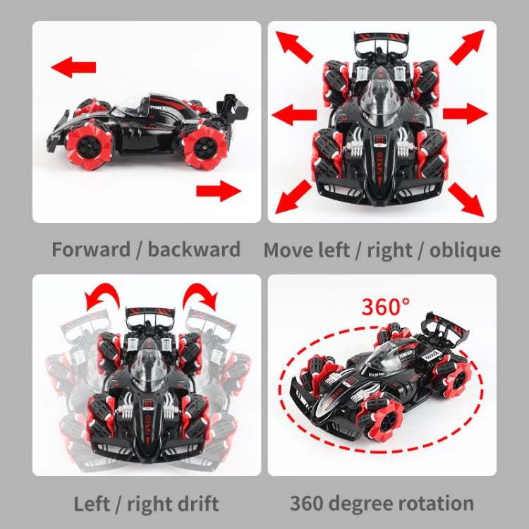 RD158-2 2.4G Four-Wheel Drive Horizontal Spray Remote Control Car(F1 Red) - RC Cars by buy2fix | Online Shopping UK | buy2fix