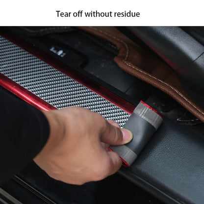 1m Car Bumper Anti-Collision Strip, Color: Carbon Fiber Black 7cm by buy2fix