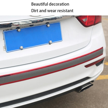 1m Car Bumper Anti-Collision Strip, Color: Carbon Fiber Black 7cm by buy2fix