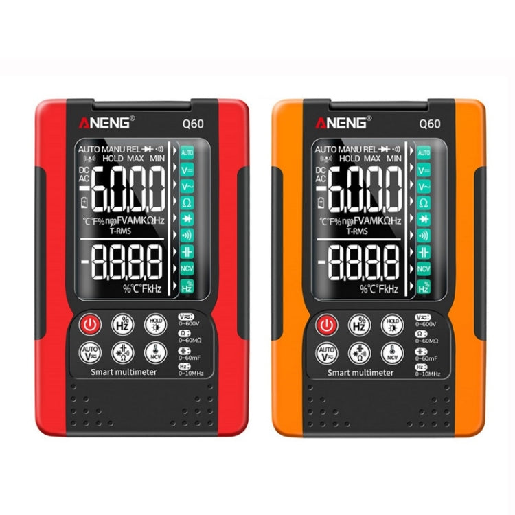 ANENG Automatic Intelligent High Precision Digital Multimeter, Specification: Q60 Intelligent(Red) - Digital Multimeter by ANENG | Online Shopping UK | buy2fix